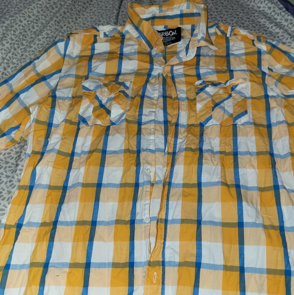 Carbon button down dress shirt. Size XXL